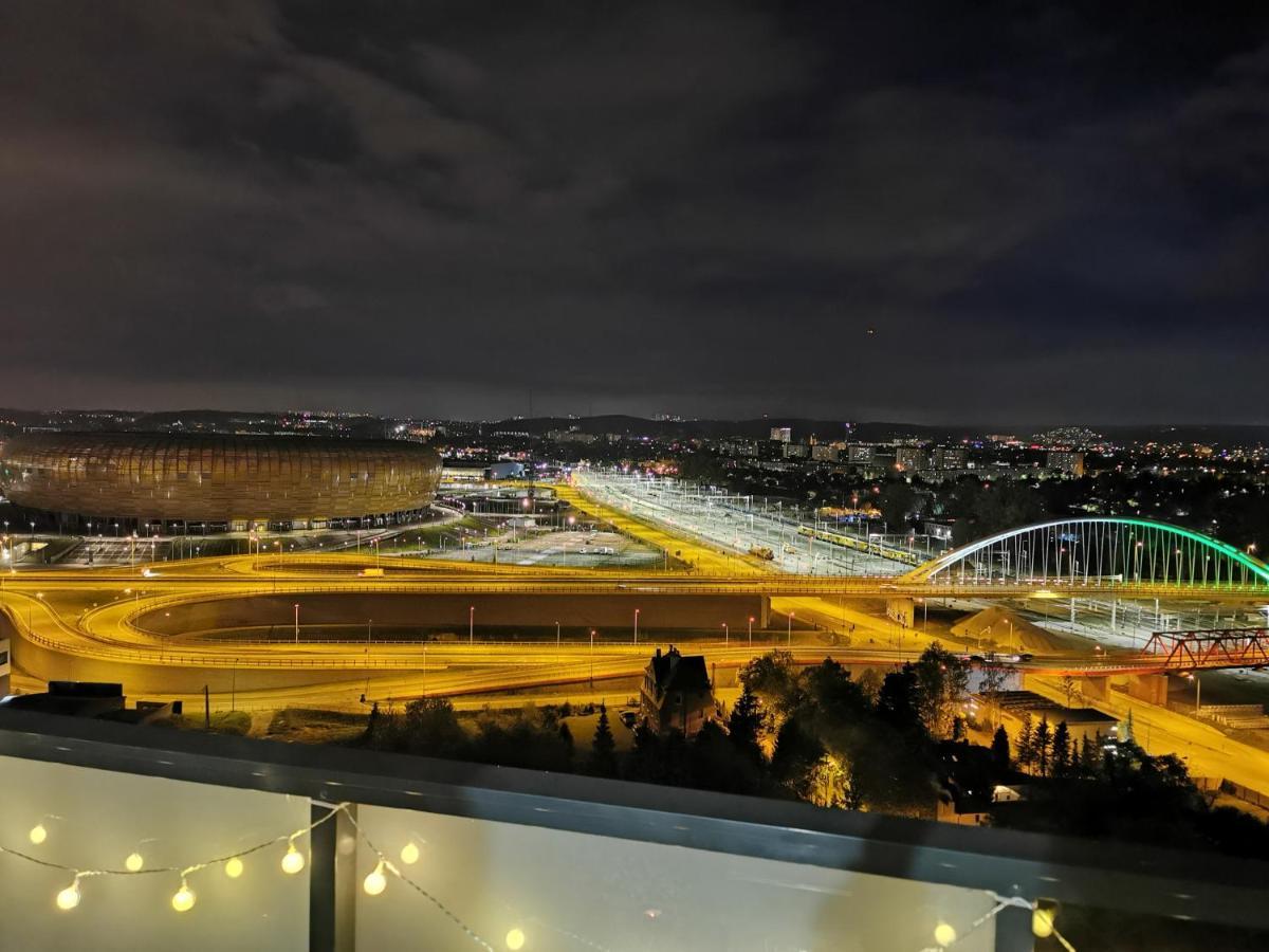 Apartament Przy Bursztynowym Stadionie Gdańsk Exterior foto